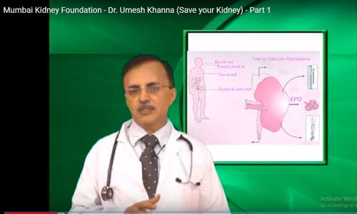 Mumbai Kidney Foundation - Dr. Umesh Khanna